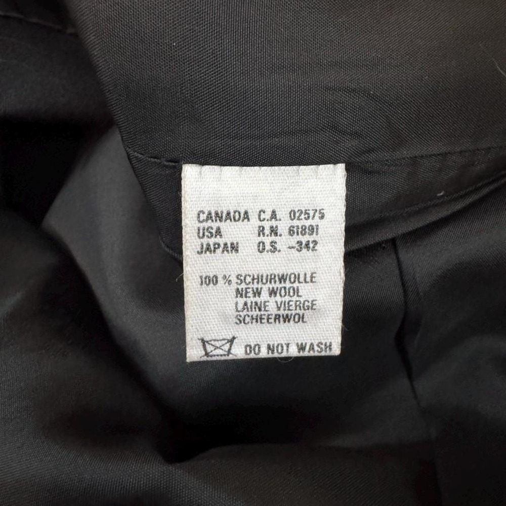 Vintage Escada Black Virgin Wool Pencil Skirt Sz. 8 - Picture 5 of 5